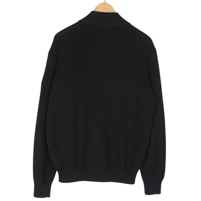 Canada Goose Black HyBridge Wool Knit Down Jacket