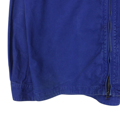 Stone Island AW 2015 Blue Full Zip Cotton Overshirt Jacket