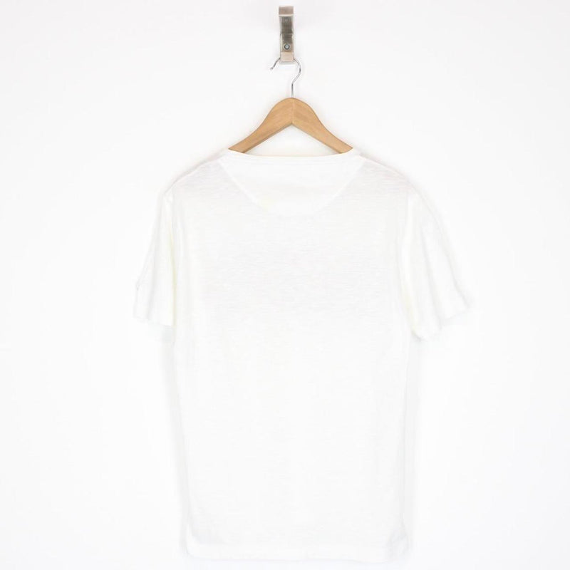 Missoni White and Multicoloured Zigzag Print Short Sleeve Cotton T-Shirt