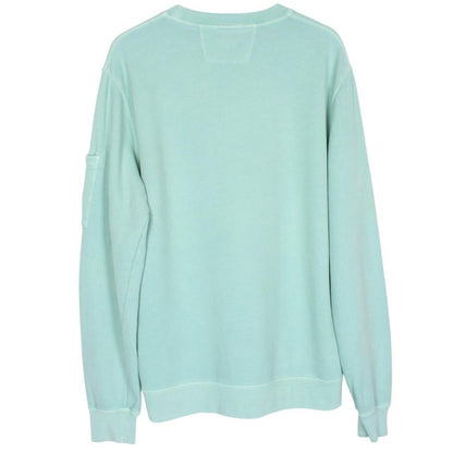 CP Company Green Resist Dyed Cotton Lens Sweatshirt Jumper