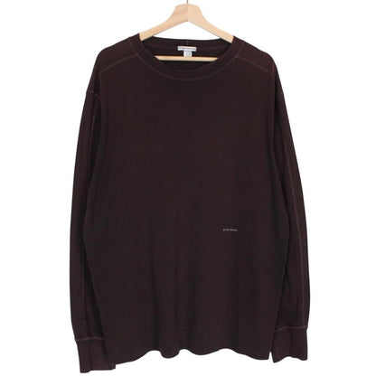 Vintage Stone Island AW 2002 Brown Lightweight Cotton Sweatshirt