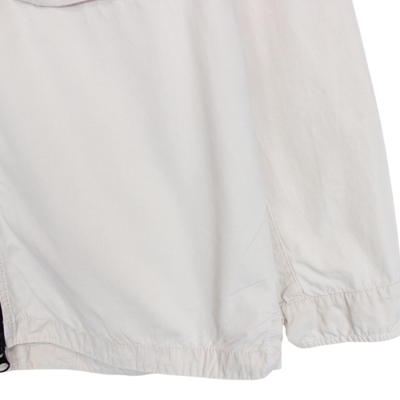 Stone Island SS 2020 Cream Full Zip Cotton Overshirt Jacket