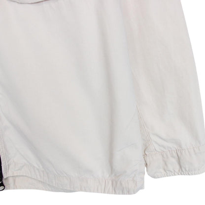 Stone Island SS 2020 Cream Full Zip Cotton Overshirt Jacket