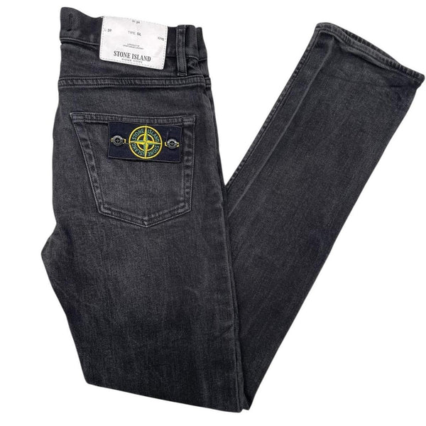 Stone Island AW 2018 Black Slim Fit Denim Jeans