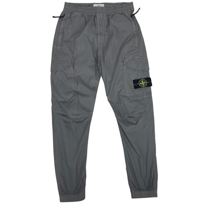 Stone Island SS 2020 Grey RE-T Fit Cargo Trousers