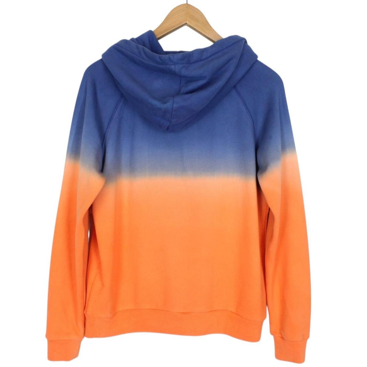 Polo Ralph Lauren Orange and Blue Ombre Fleece Hoodie
