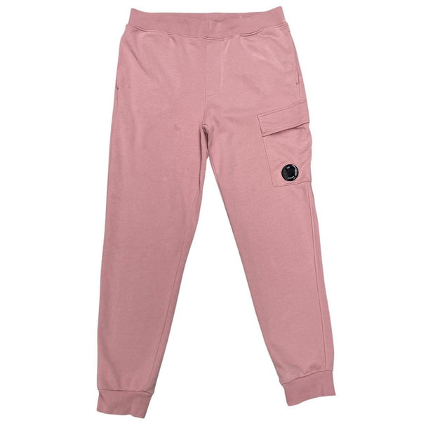 CP Company Pink Goggle Lens Cotton Tracksuit Bottoms / Joggers