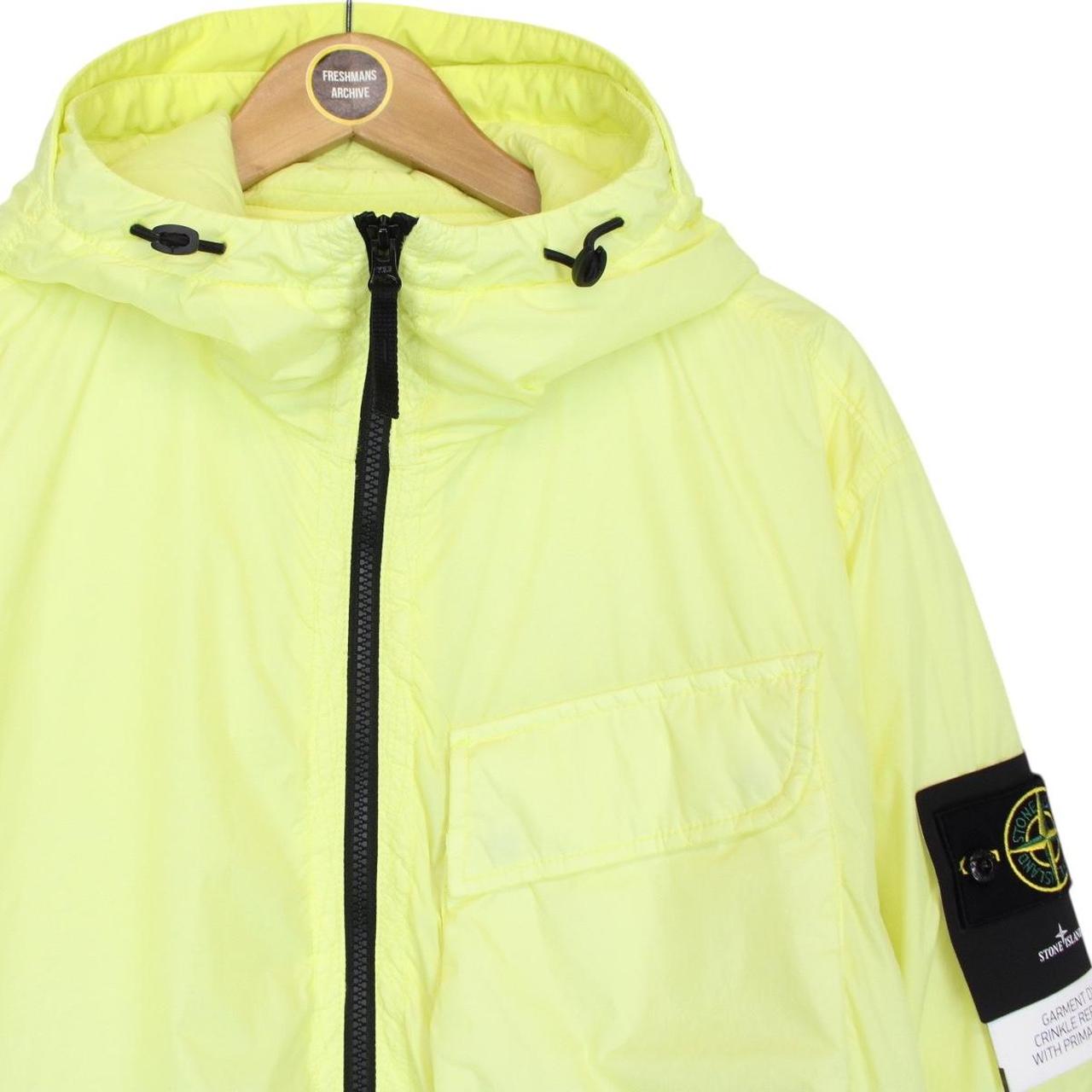 Stone Island AW 2022 Yellow Garment Dyed Crinkle Reps Primaloft TC Jacket