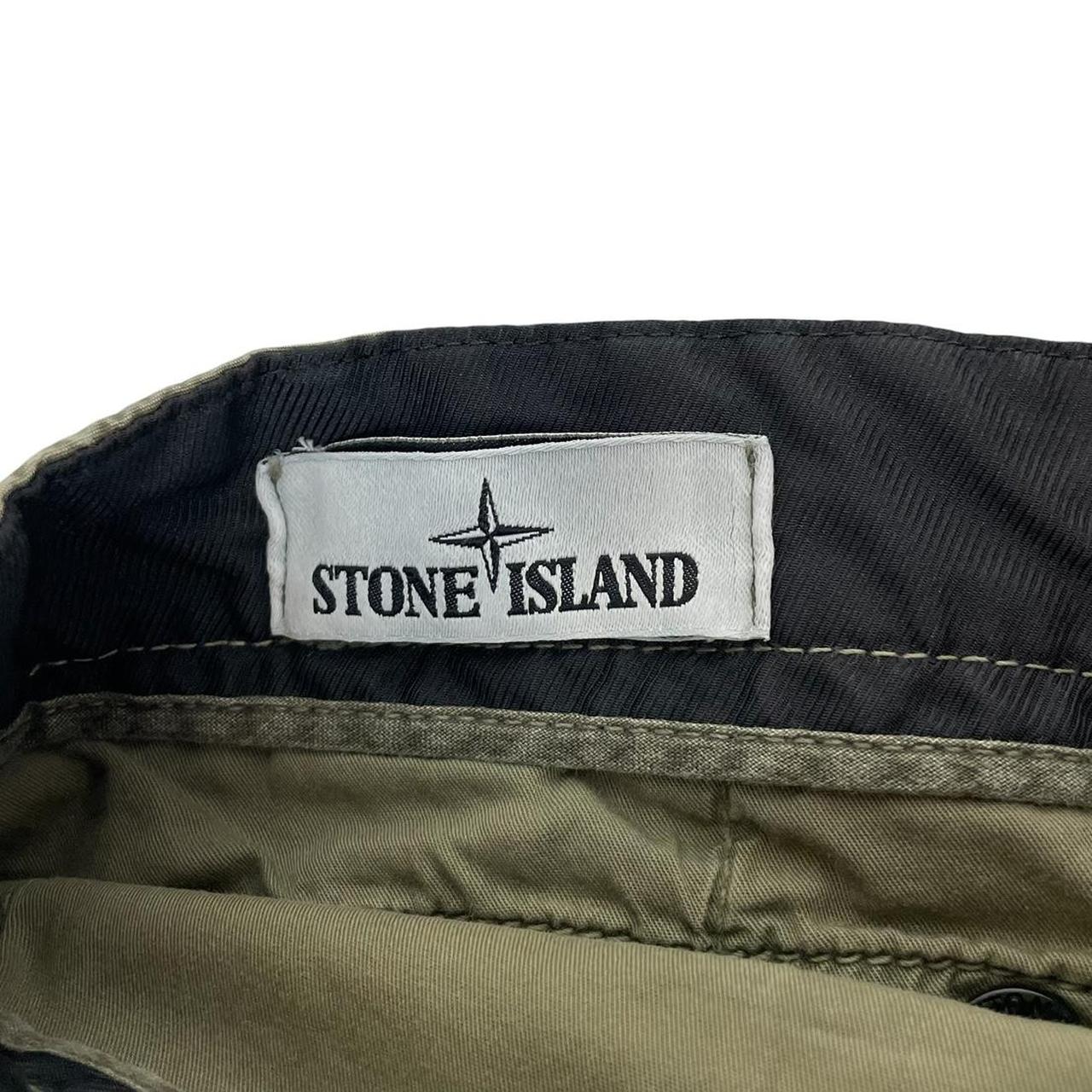 Stone Island SS 2021 Green Slim Fit Cargo Trousers
