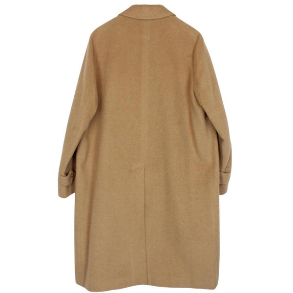 Vintage 90s Burberry Tan Brown Camelhair Overcoat