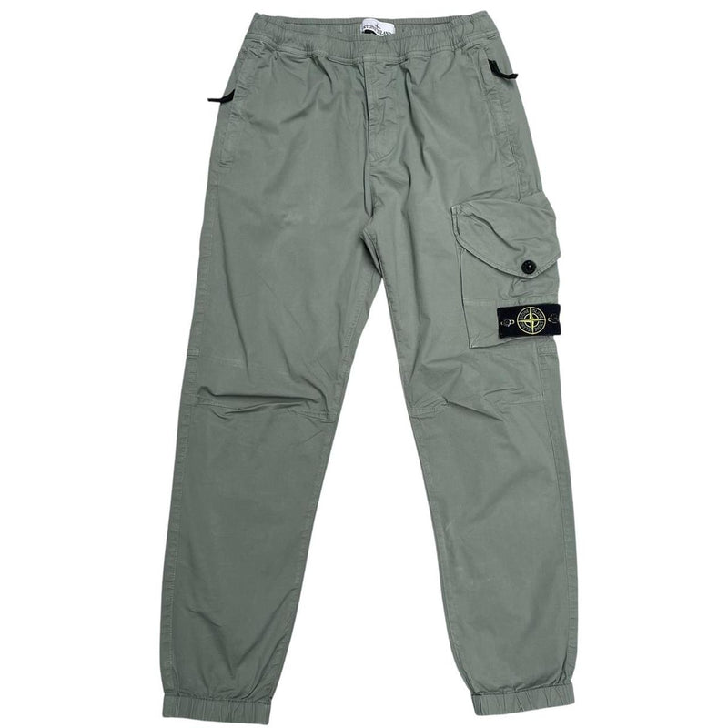 Stone Island AW 2023 Green RE-T Fit Cargo Trousers