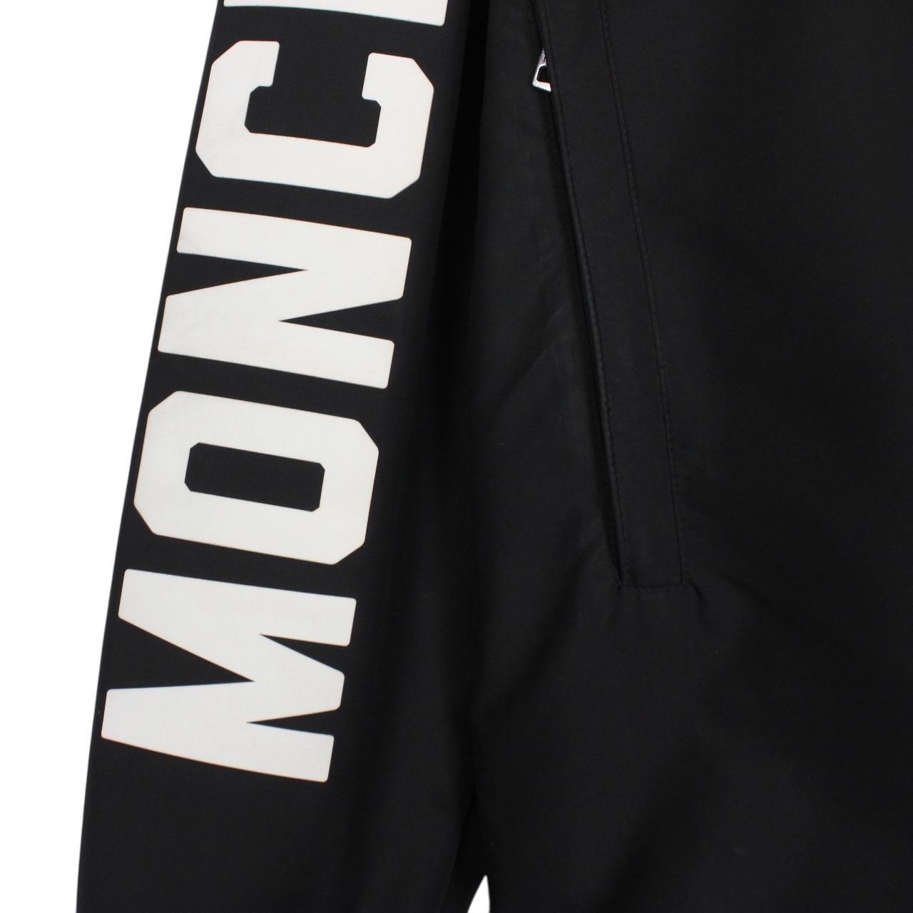 Moncler Montreal Black, White and Red Full Zip Hooded Jacket