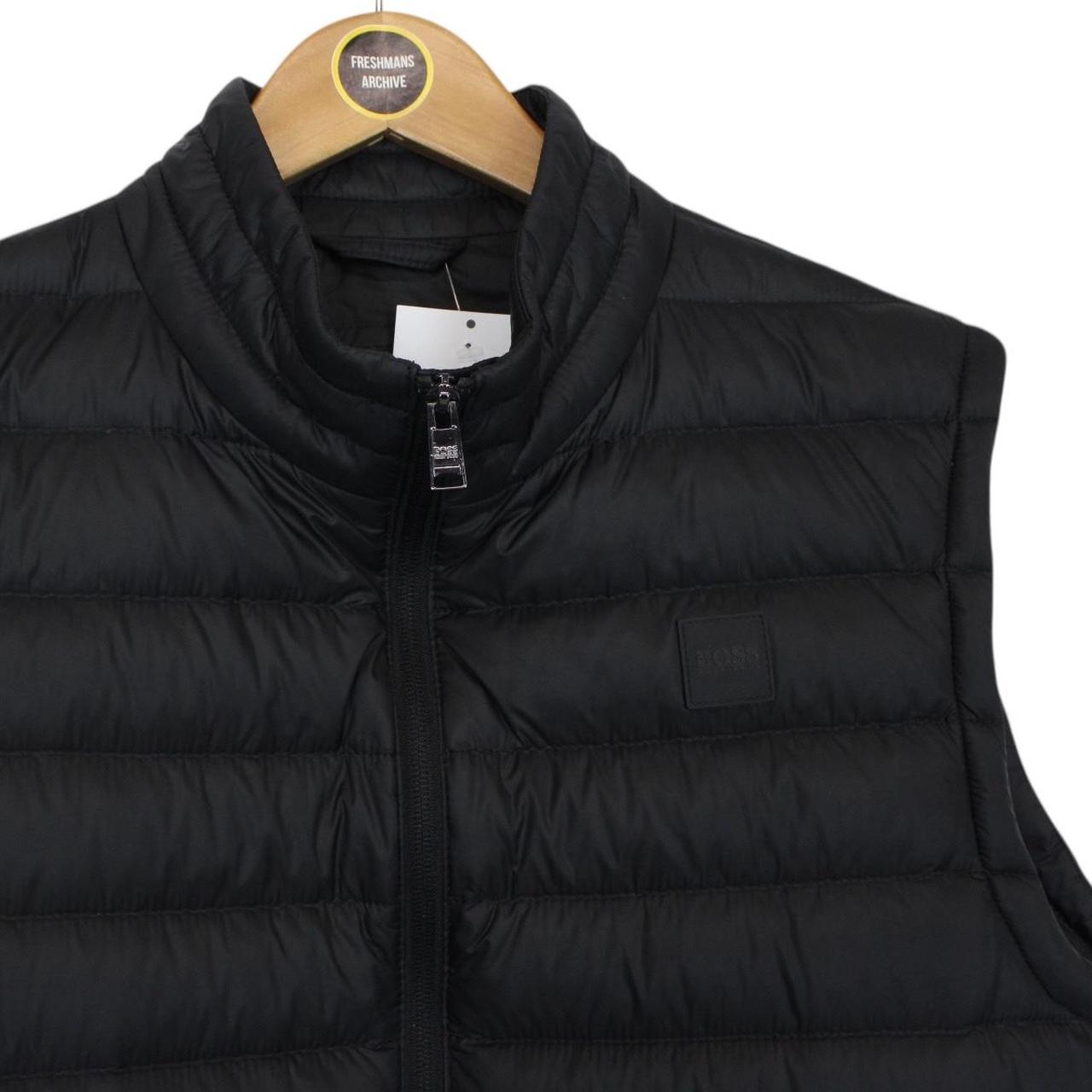 Hugo Boss Black Full Zip Logo Down Gilet / Bodywarmer