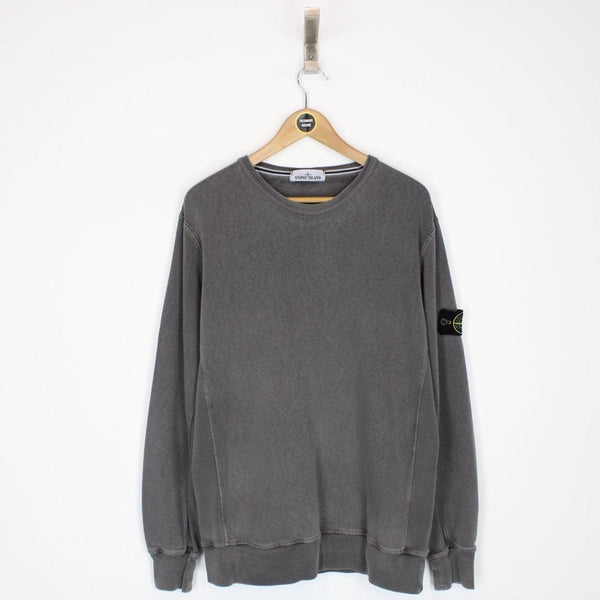 Stone Island SS 2017 Dark Grey Cotton Sweatshirt Jumper