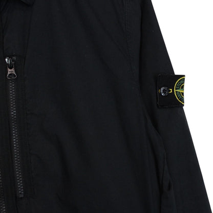 Stone Island SS 2017 Navy Blue Full Zip Cotton Overshirt Jacket