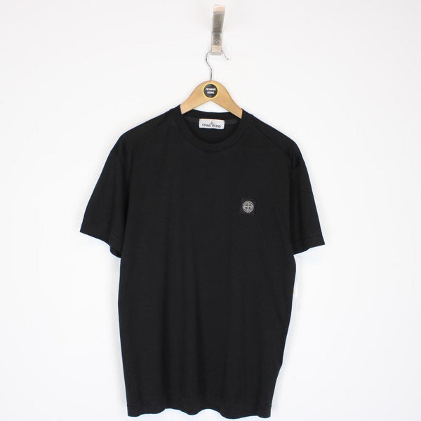 Stone Island SS 2019 Black Short Sleeve Compass T-Shirt