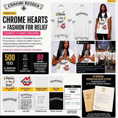 Chrome Hearts white pocket t-shirt with logo print and cotton material.