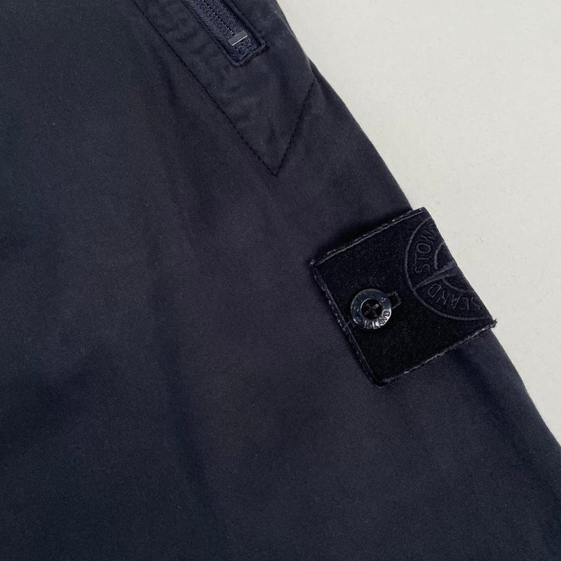 Stone Island Ghost SS 2021 Navy Blue RE-T Fit Cargo Trousers