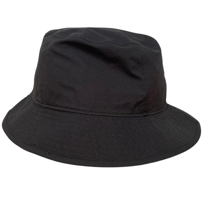 CP Company Metropolis Black Gore-Tex Infinium Logo Print Bucket Hat