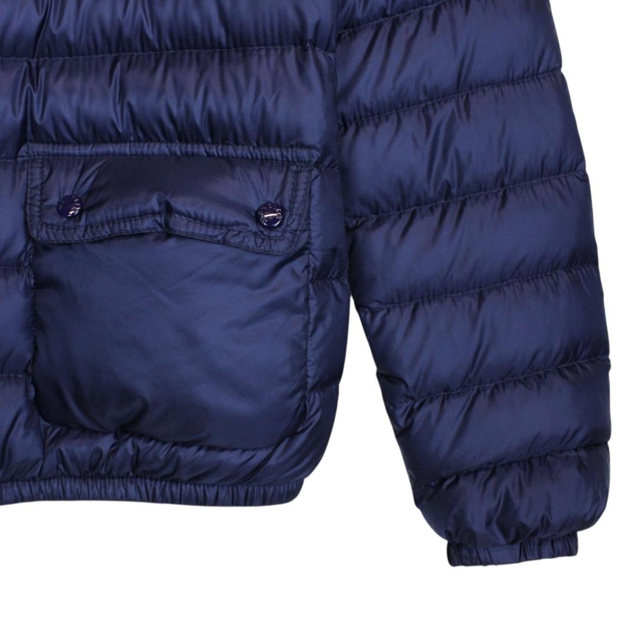 Moncler Lans Blue Quilted Down Jacket