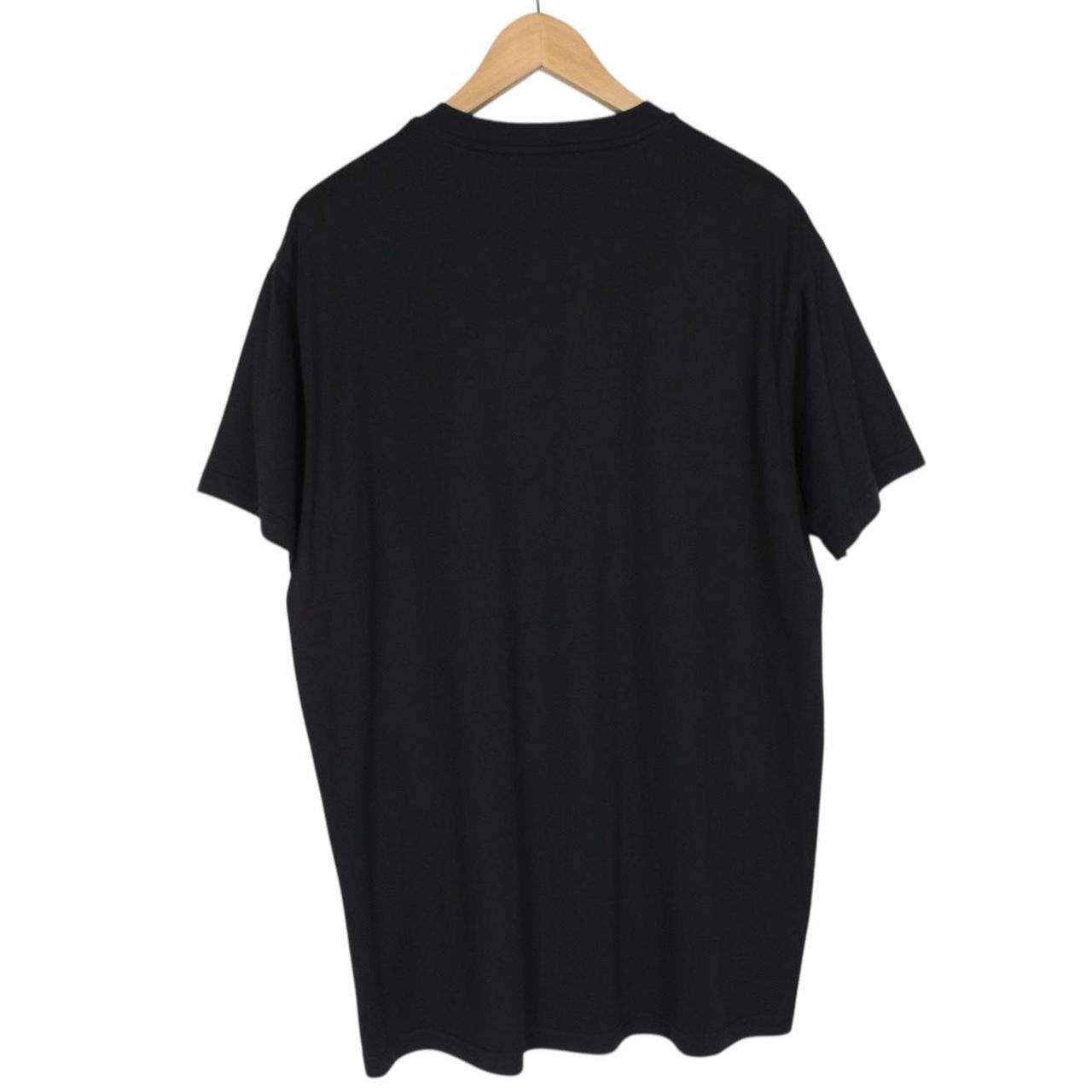 Givenchy Paris Black Poseidon Print Short Sleeve Cotton T-Shirt