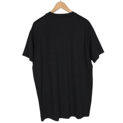 Givenchy Paris Black Poseidon Print Short Sleeve Cotton T-Shirt