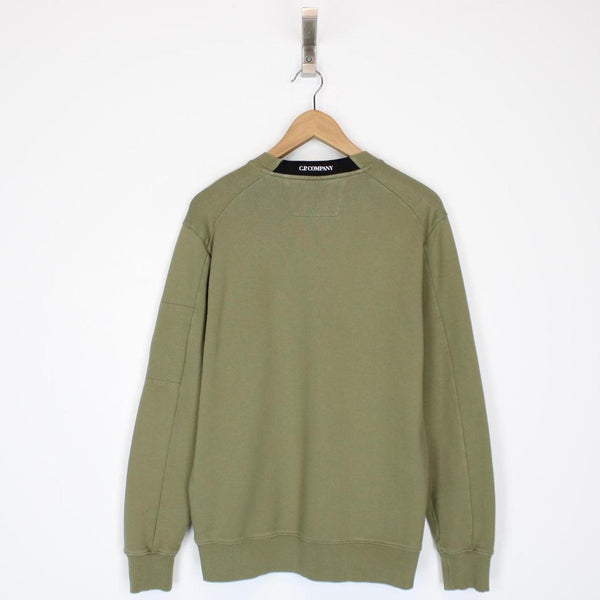 CP Company Green Goggle Sweatshirt Jumper