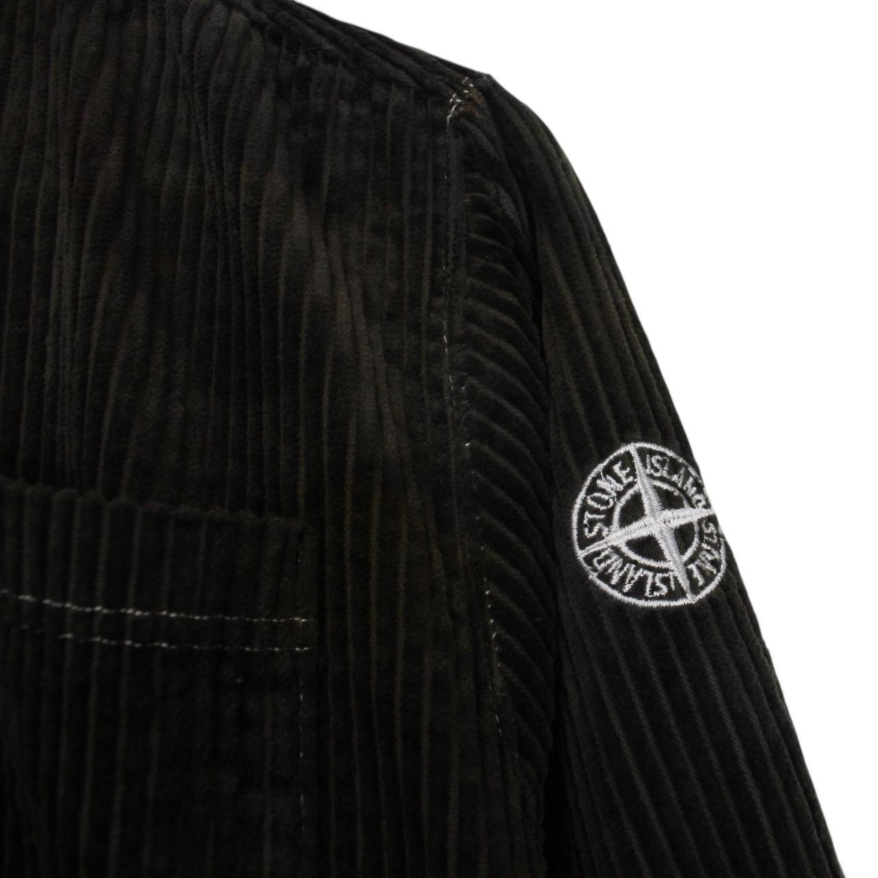 Stone Island SS 2020 Brown Long Sleeve Jumbo Corduroy Shirt