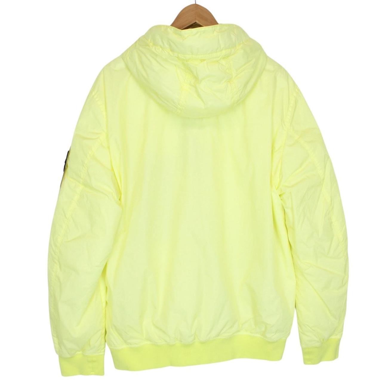 Stone Island AW 2022 Yellow Garment Dyed Crinkle Reps Primaloft TC Jacket