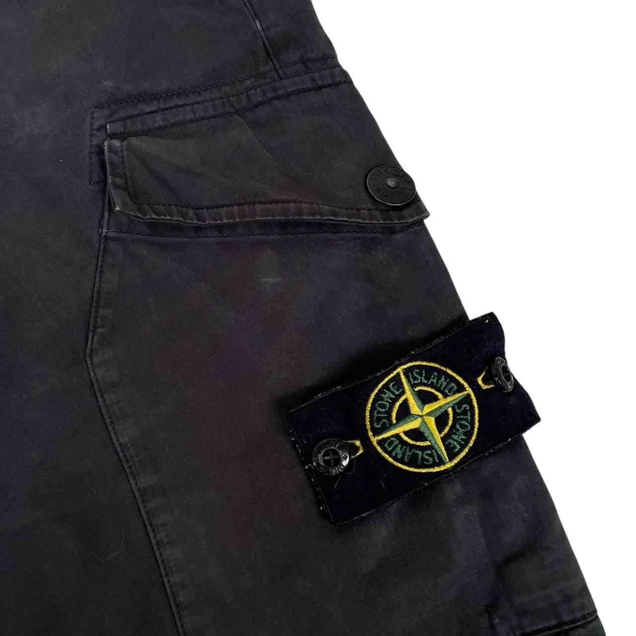 Stone Island AW 2020 Black RE-T Fit Cargo Trousers
