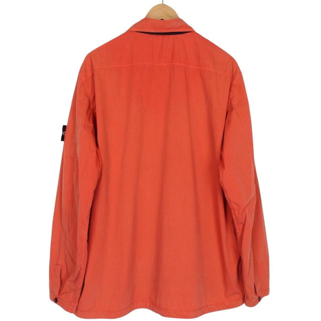 Stone Island SS 2012 Red Hydrophobic Cotton Overshirt Jacket