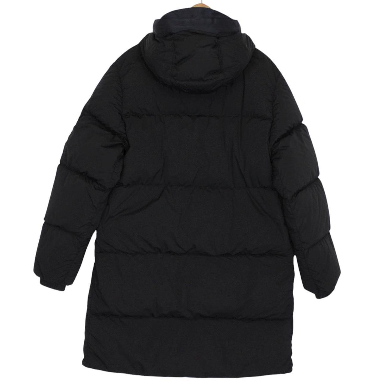 CP Company Black Nycra-R Full Zip Lens Down Hooded Puffer Coat