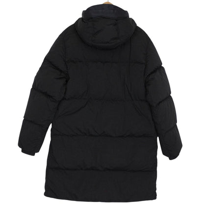 CP Company Black Nycra-R Full Zip Lens Down Hooded Puffer Coat