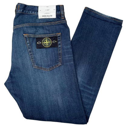 Stone Island SS 2015 Navy Blue RE-T Fit Denim Jeans