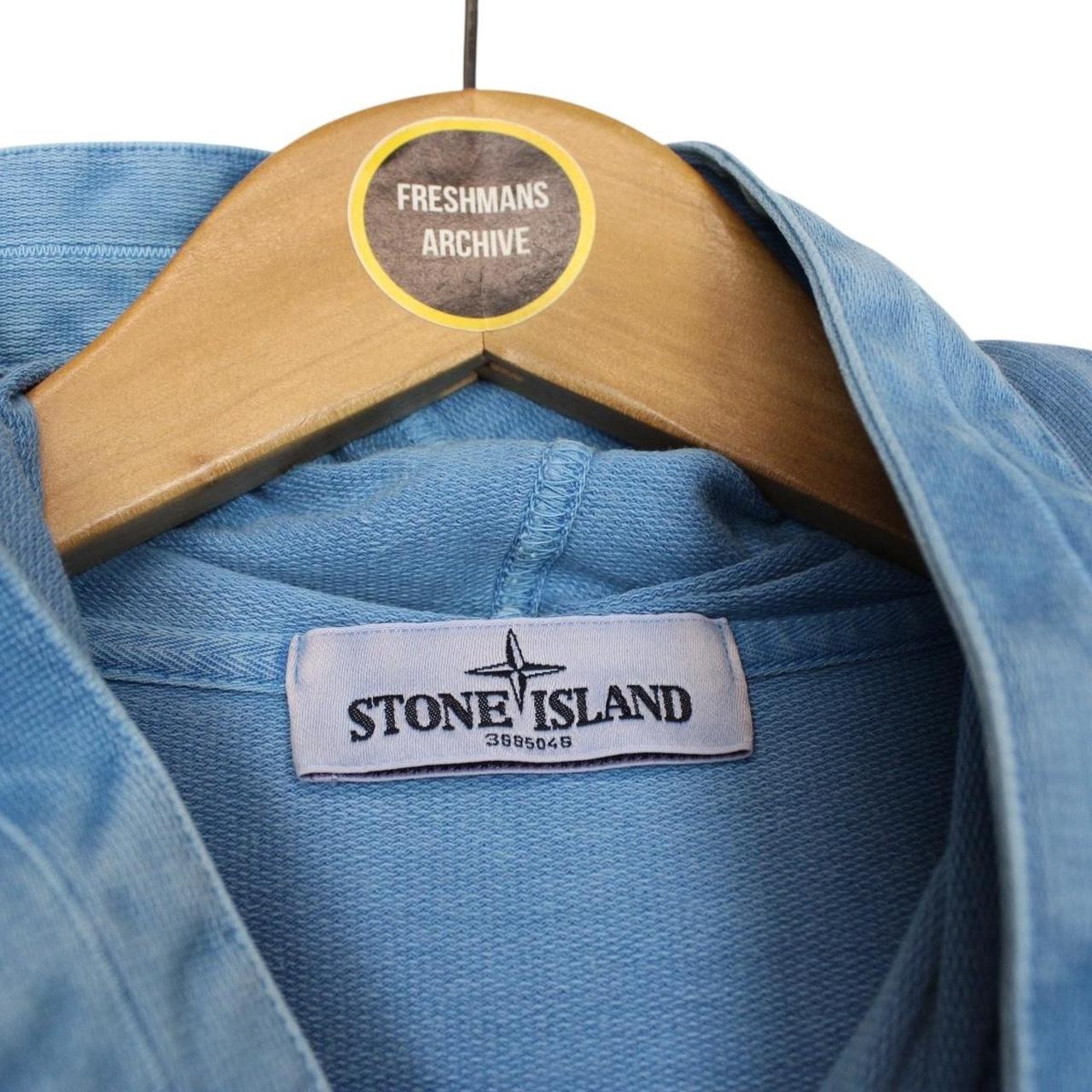 Stone Island SS 2013 Blue Cotton Hoodie Jumper