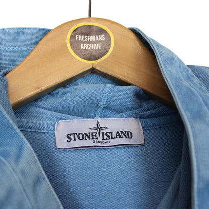 Stone Island SS 2013 Blue Cotton Hoodie Jumper