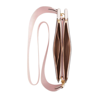 Ralph Lauren pink leather crossbody bag with logo detail and dust bag included.