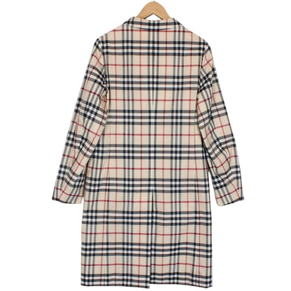 Burberry London Beige Nova Check Quilted Trench Coat