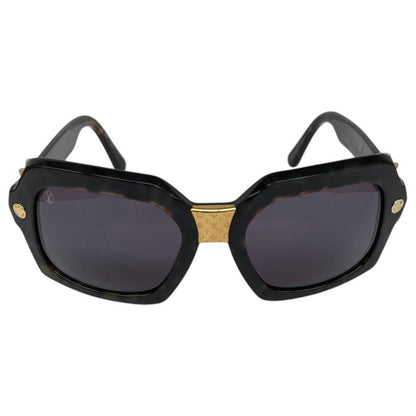 Louis Vuitton Brown Tortoise Z0956W La Dolce Vita Square Sunglasses