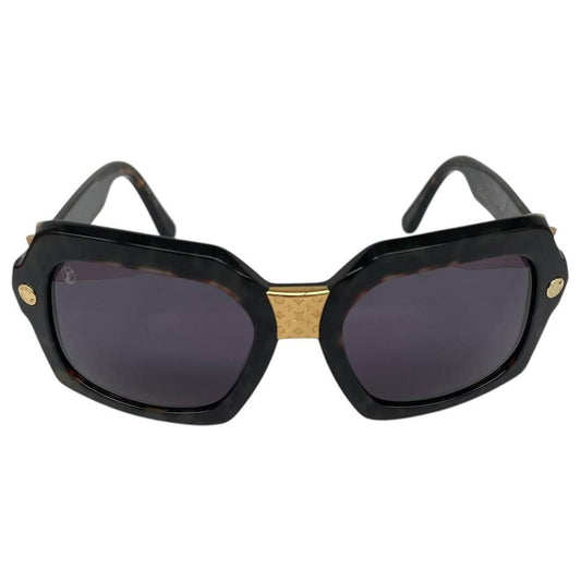 Louis Vuitton Brown Tortoise Z0956W La Dolce Vita Square Sunglasses