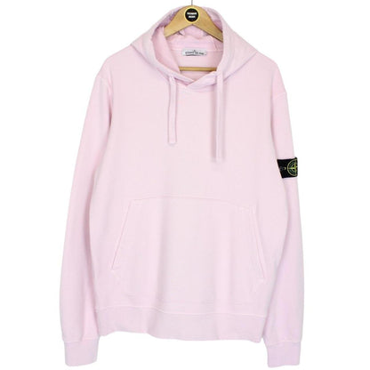 Stone Island SS 2024 Pink Cotton Hoodie Jumper