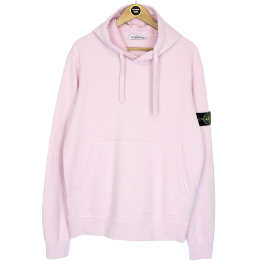 Stone Island SS 2024 Pink Cotton Hoodie Jumper
