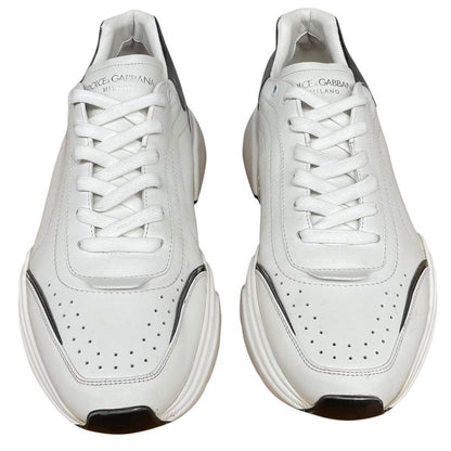 Dolce and Gabbana Daymaster White Leather Trainers