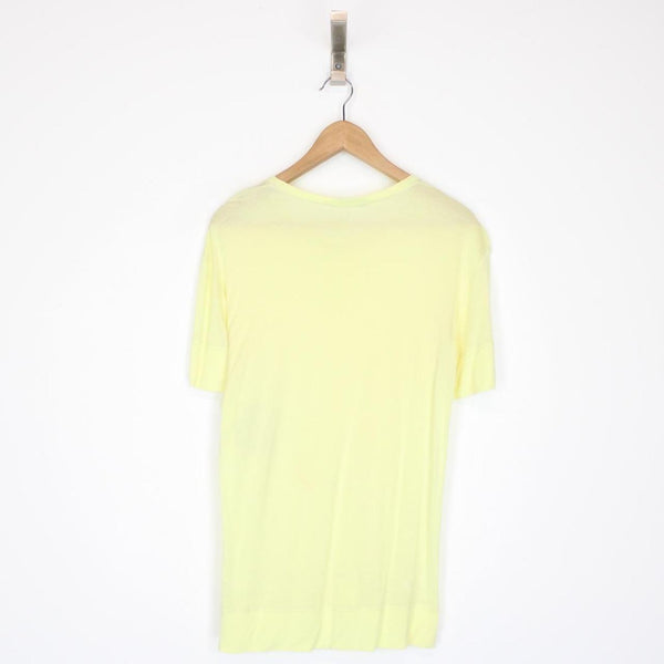 Vintage Dolce and Gabbana Yellow Short Sleeve Cotton T-Shirt