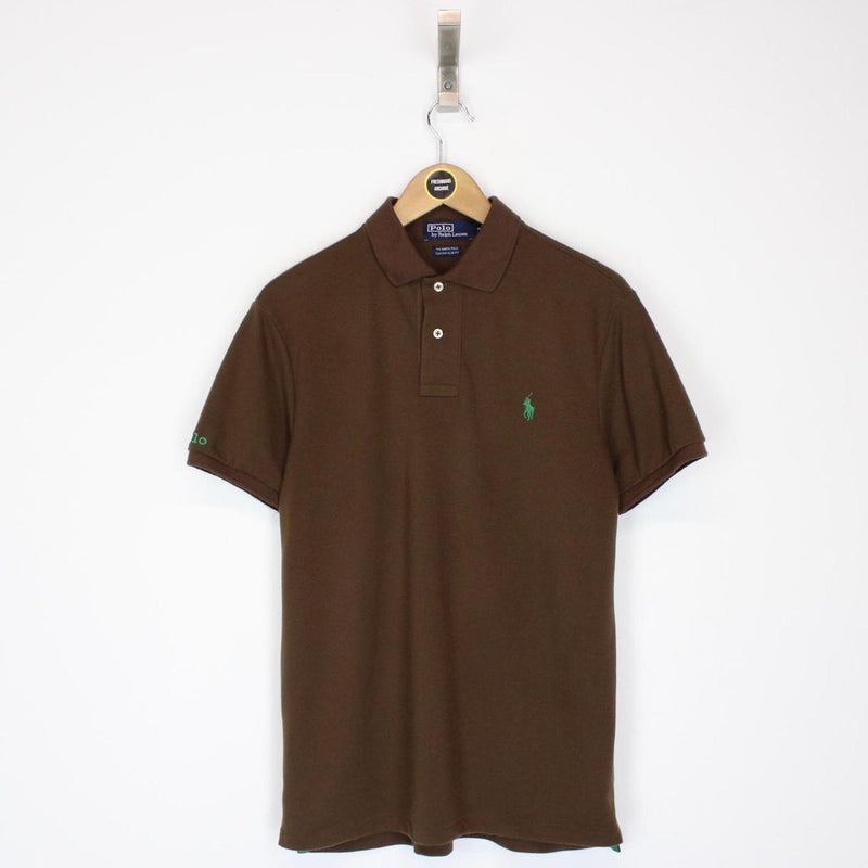 Polo Ralph Lauren Brown Short Sleeve The Earth Polo Shirt
