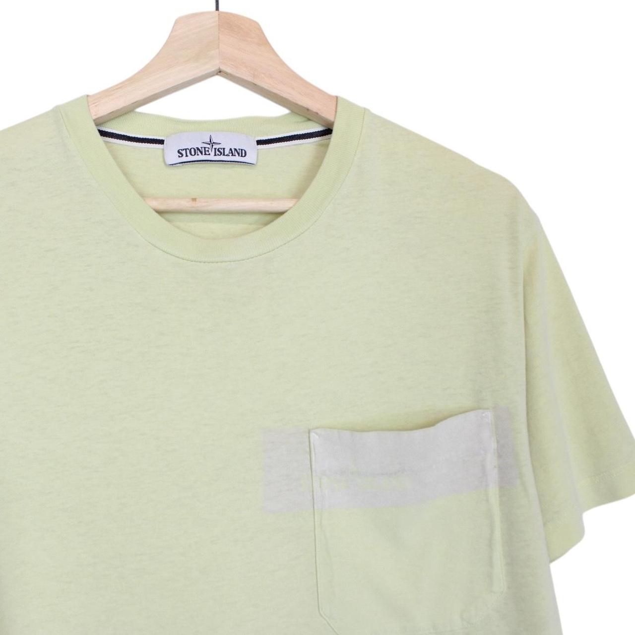 Stone Island SS 2017 Yellow Short Sleeve Compass T-Shirt