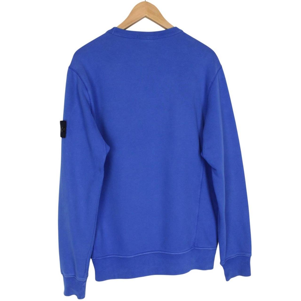Stone Island AW 2017 Blue Cotton Sweatshirt Jumper