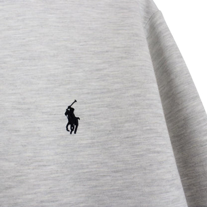 Polo Ralph Lauren Grey 1/4 Zip Logo Sweatshirt Jumper