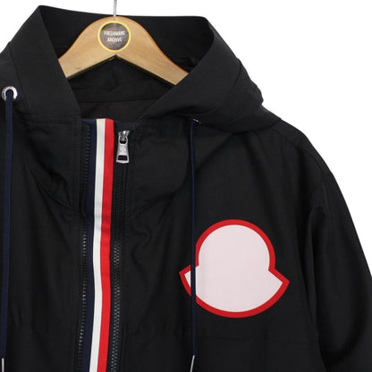 Moncler Montreal Black, White and Red Full Zip Hooded Jacket