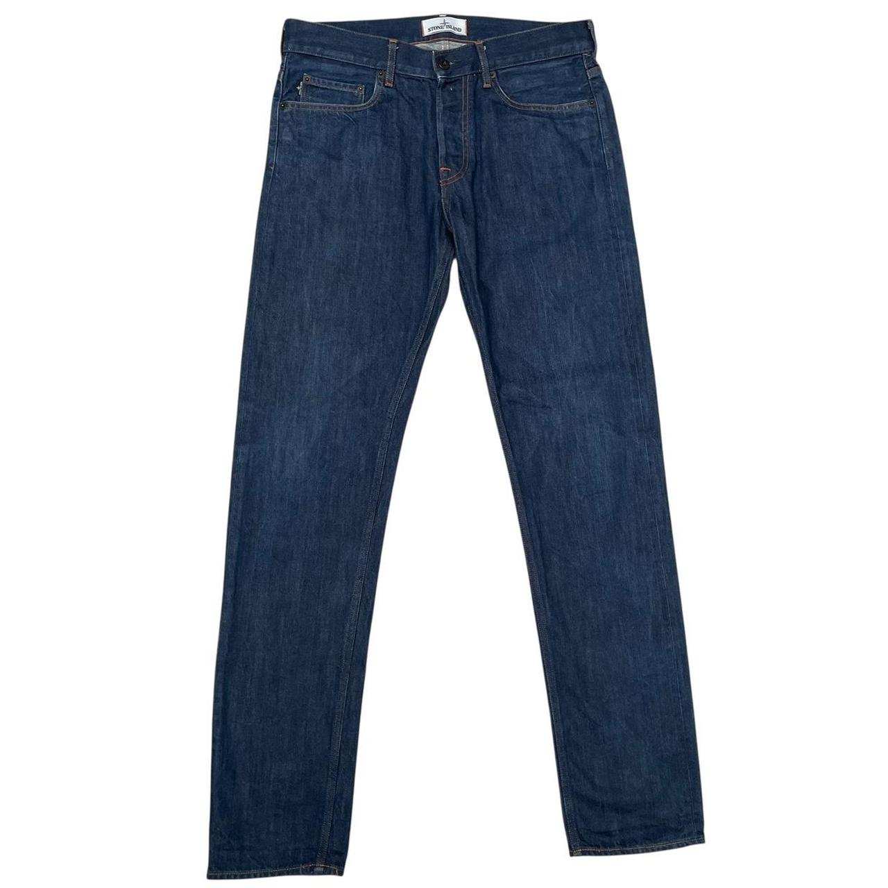 Stone Island SS 2014 Navy Blue RE-T Fit Denim Jeans